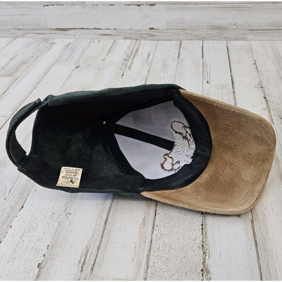 Hallifax New Zealand Kiwi Embroidered Suede Leather Hat Cap - Picture 5 of 6